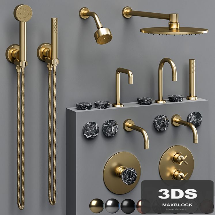 the watermark collection ZEN bathroom faucet set