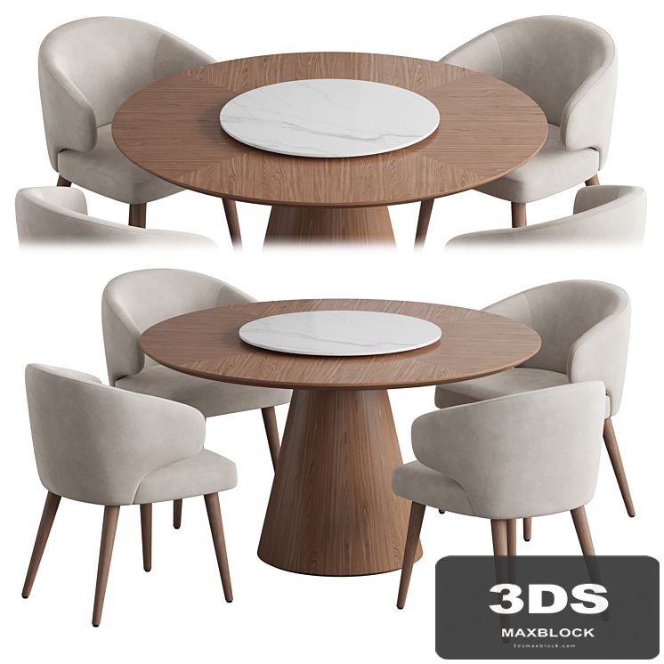 Angel Cerda table Aston chair