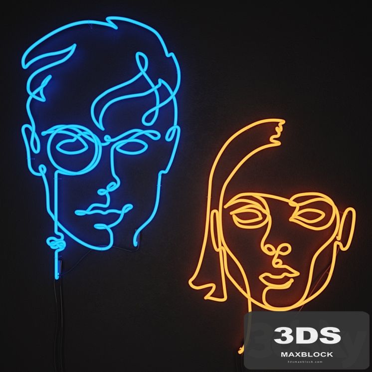 neon_set_01 man & woman