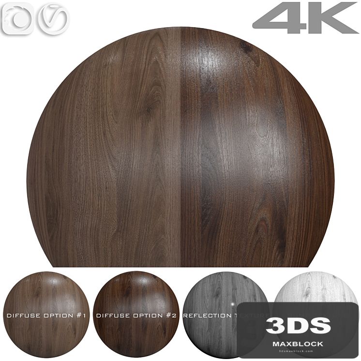 Seamless textures - WALNUT