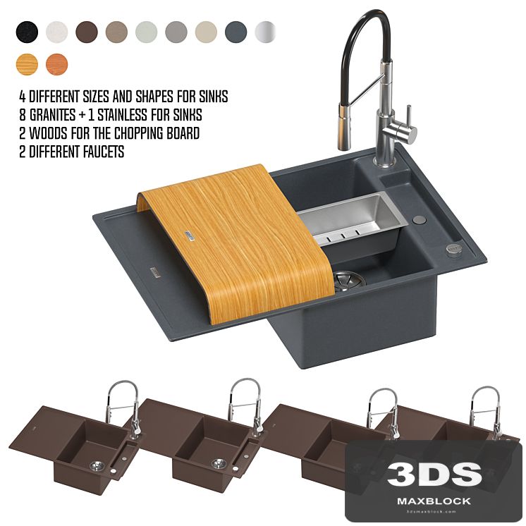 BLANCO AXIA sink set 1