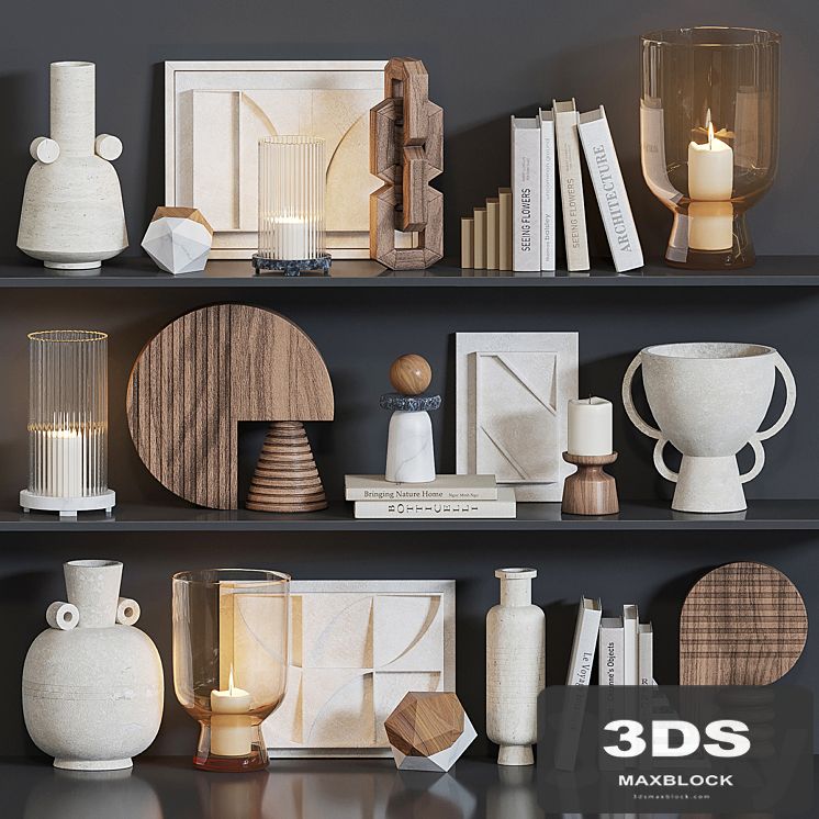 Decorative set for shelves 2