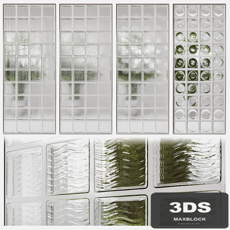 Glass block partition 4