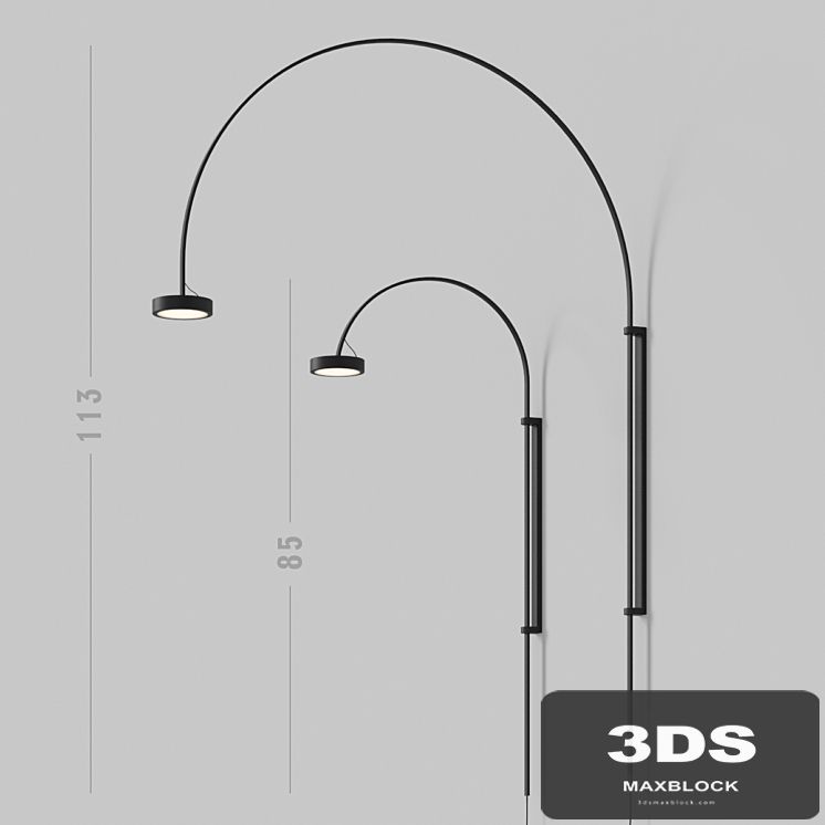 Lightology PLUCK SWING ARM PLUG-IN By Robert Sonneman