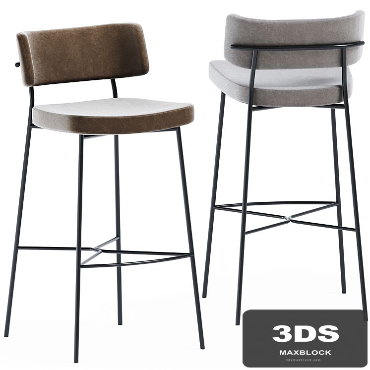 Marlen Bar Chair by TrabA