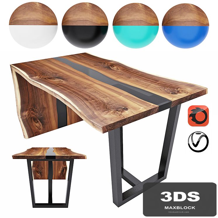 Slab table - river number 2