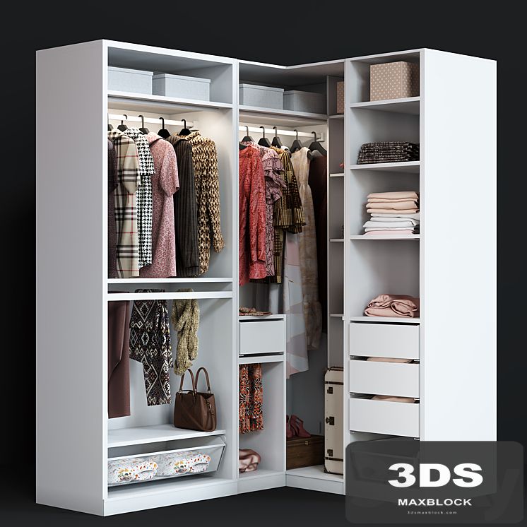 Corner wardrobe Ikea Pax