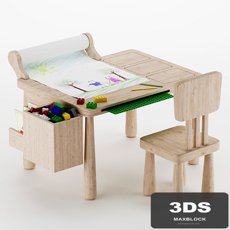 Wood & Tidy Activity Table
