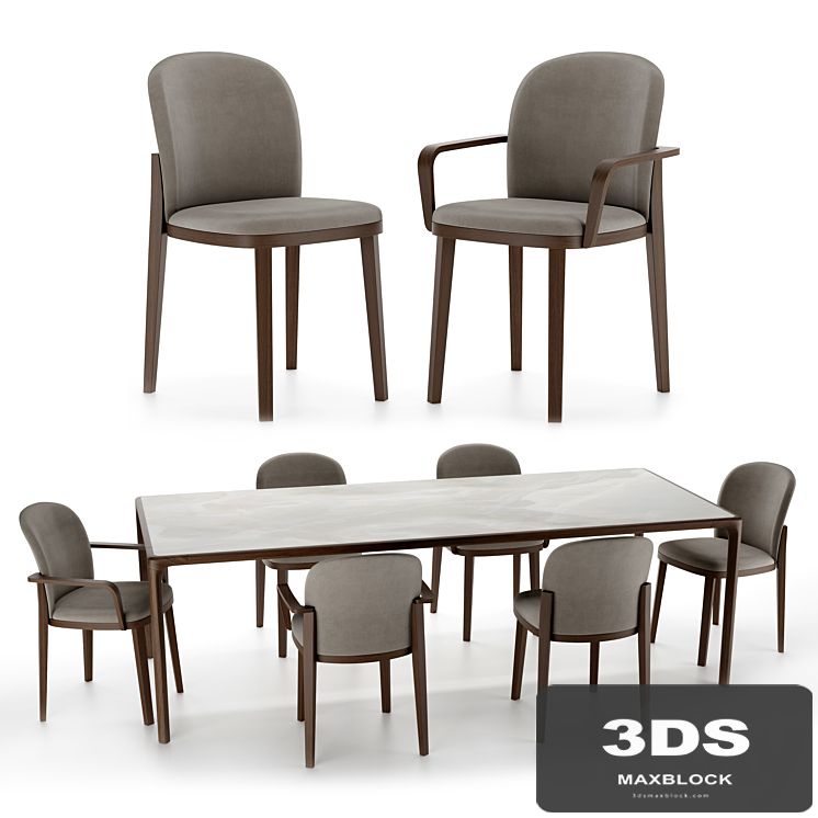 Orchestra chair and Inari PIANCA table