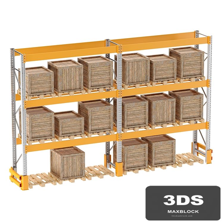 PALLET STORAGE RACK (pallet, box)