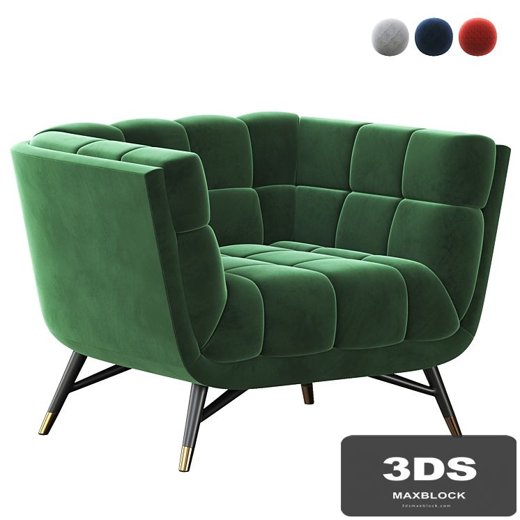 Adept Performance Velvet Armchair