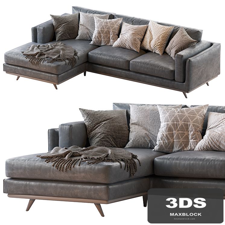 Zander 2 Piece Chaise Sectional