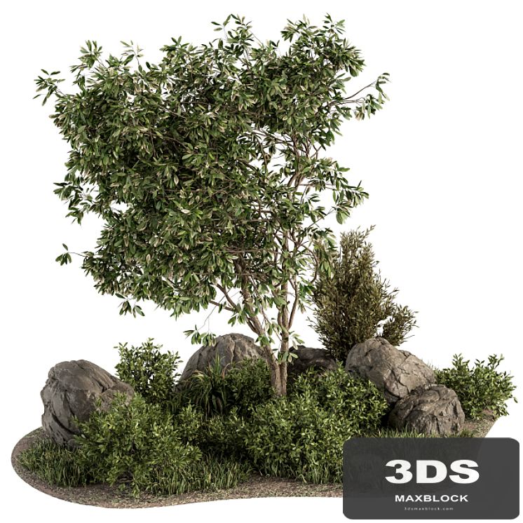 Garden set Tree and Bush - Garden Set 17