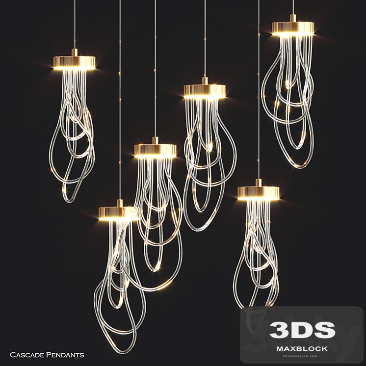 Cascade Pendants by Morghen Studio