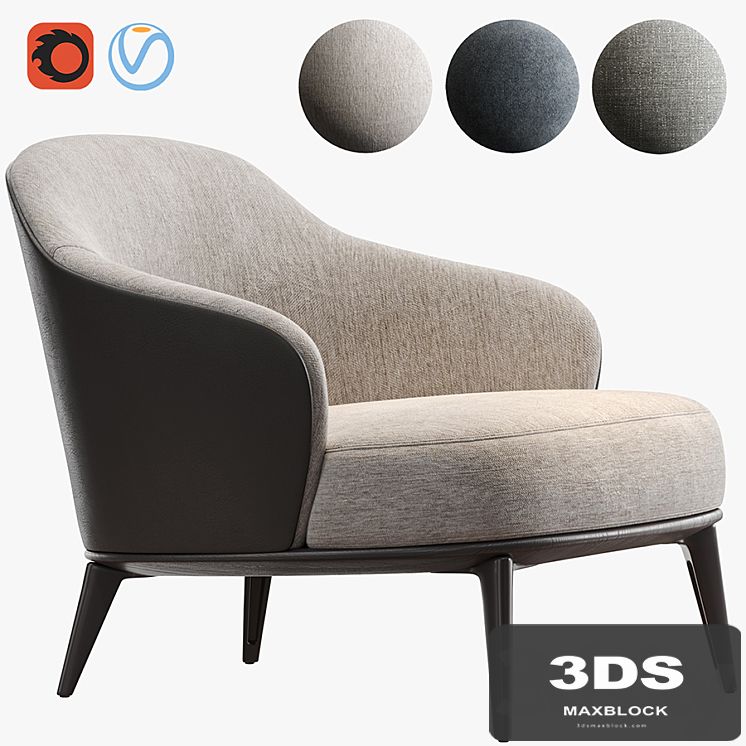 MINOTTI LESLIE ARMCHAIR