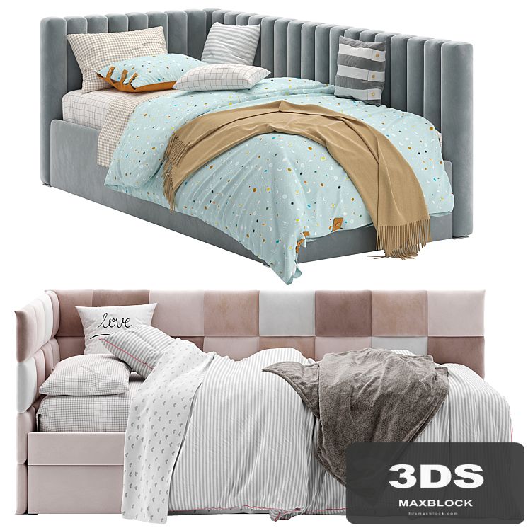 Corner Bed With Panels