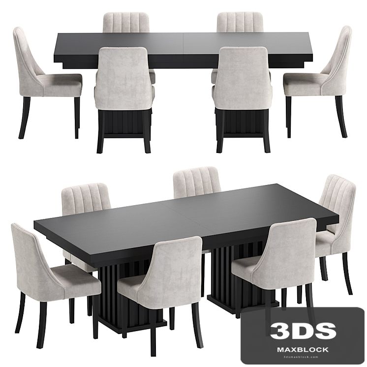 Modern Table and Chair Kongsberg