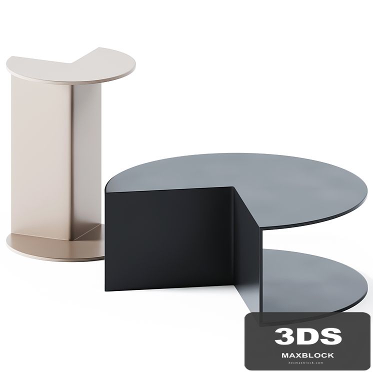 Metal Coffee Tables Pacman by Tonin Casa