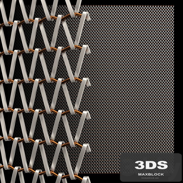 Architectural metal mesh 16x22mm