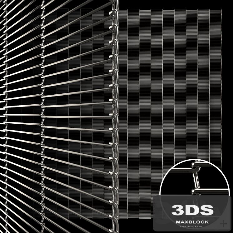 Architectural metal mesh 57x5mm