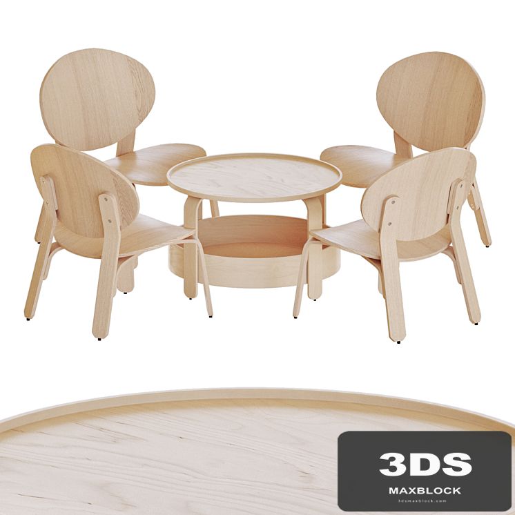 IKEA BORGEBY Table And Chairs