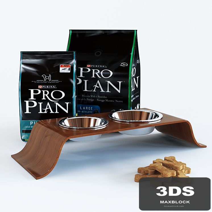 dog food, feed bowls