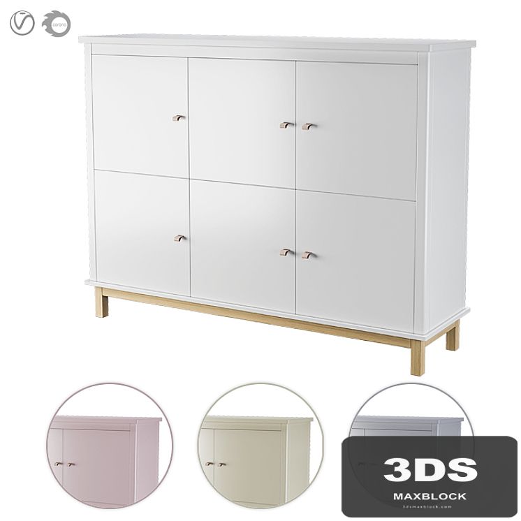 Ellipse Wardrobe Classic low in four colors