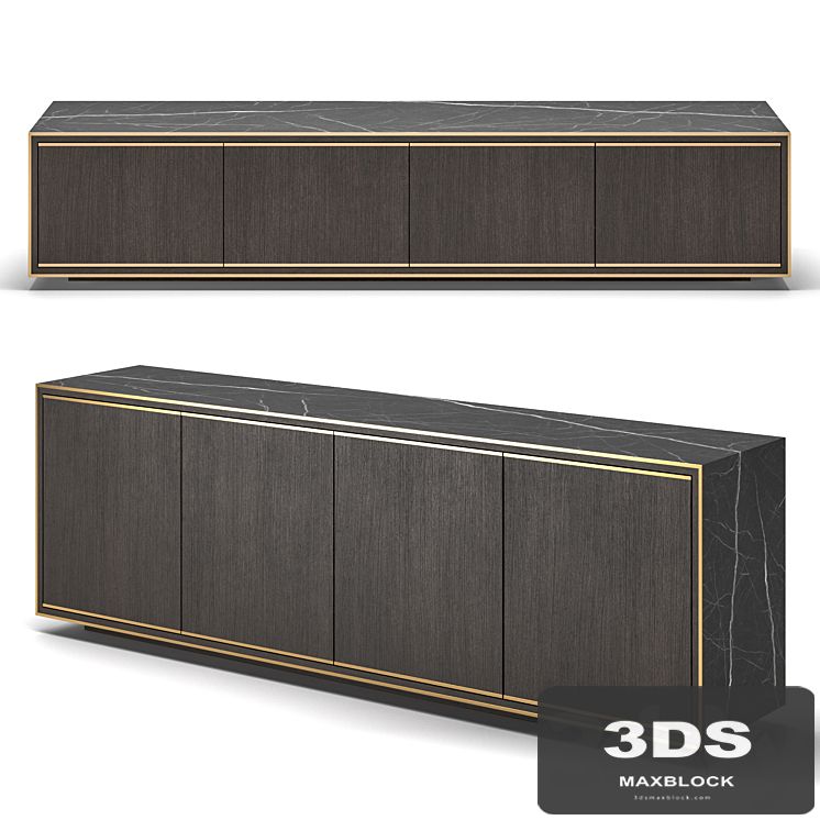 Rick Sideboard Marble by Laskasas