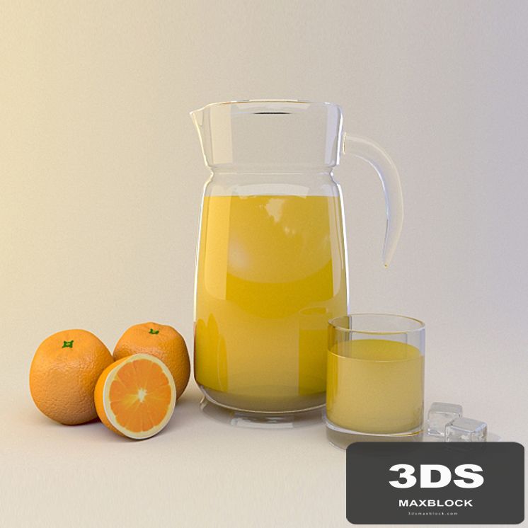 Still Life Decanter and oranges