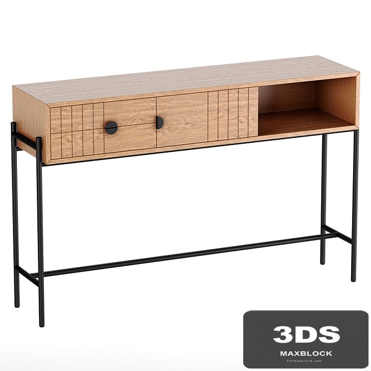 Clara oak console