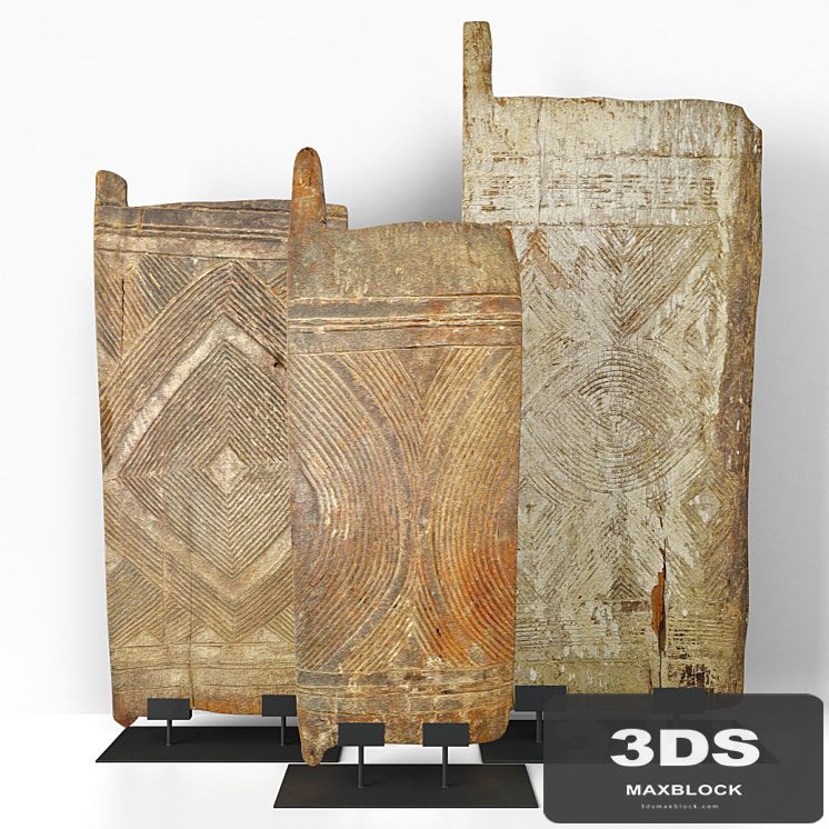 Old Igbo Grain Doors