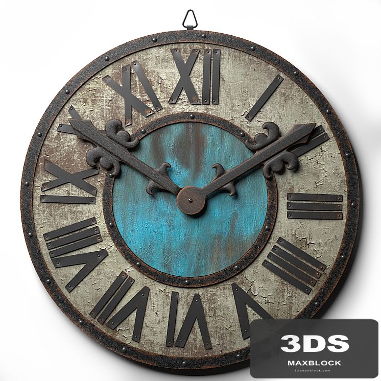 Wall clock Loft Style Ø80