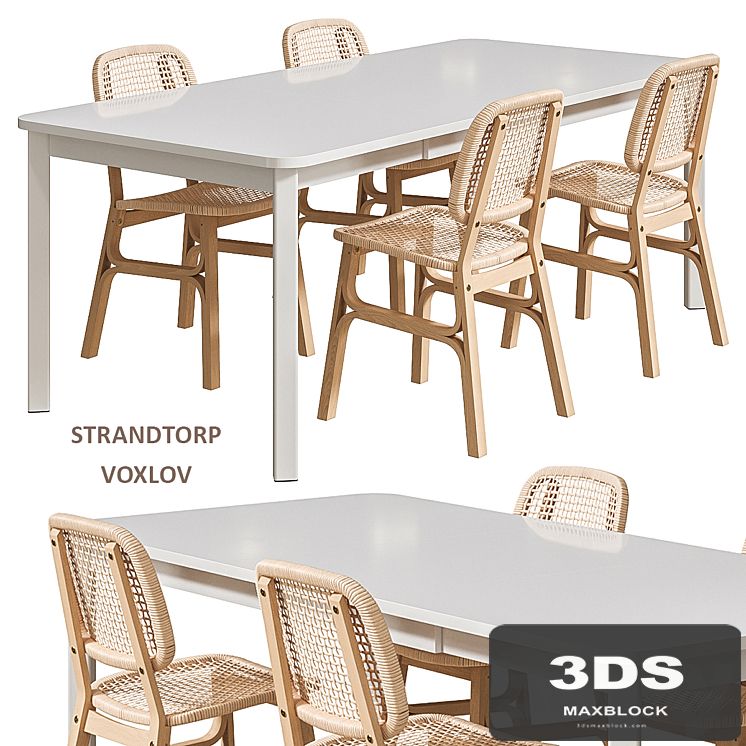 STRANDTORP / VOXLOV IKEA table and chairs