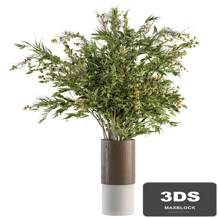 Bouquet - Green Branch in vase 58