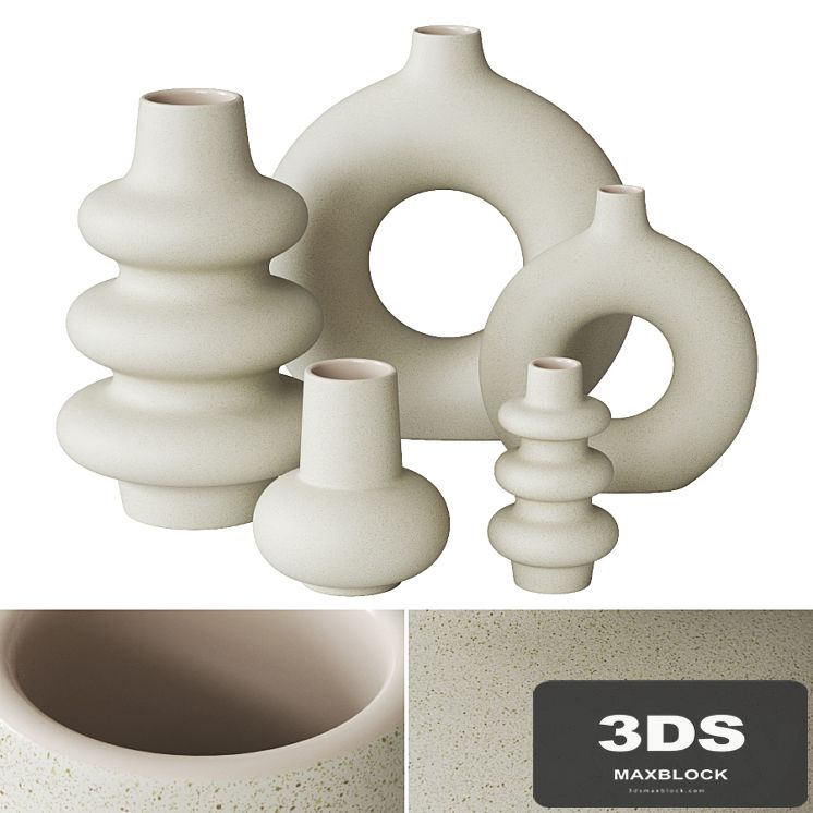 Ceramic vases H&M
