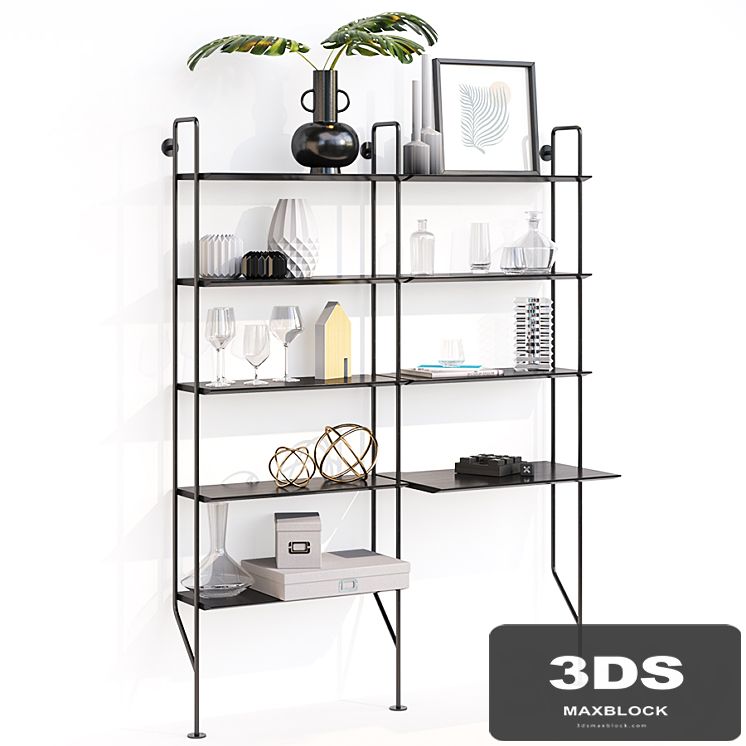 Blu Dot / Hitch Bookcase with Desk