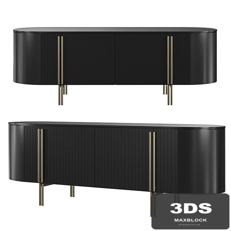 chest of drawers Blush black
