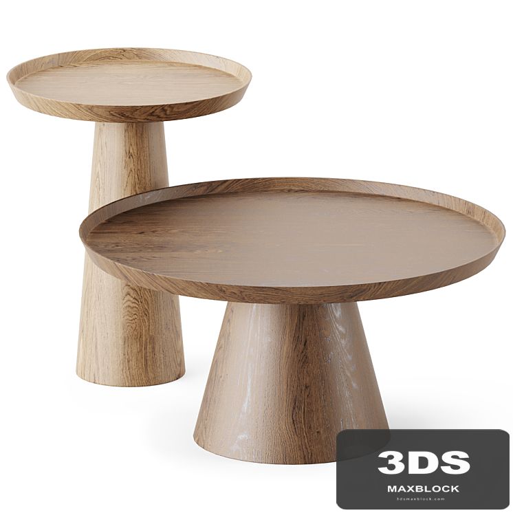 Luana Round Coffee Table by Bloomingville