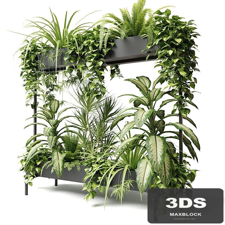 Mynthe rectangular two-storey planter