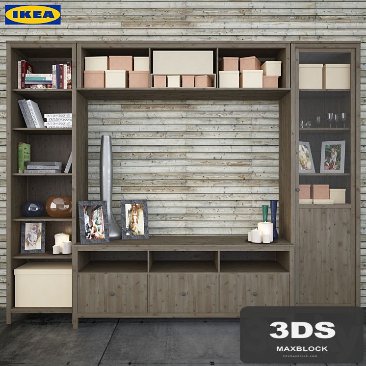 The combination of Ikea to HEMNES living room series