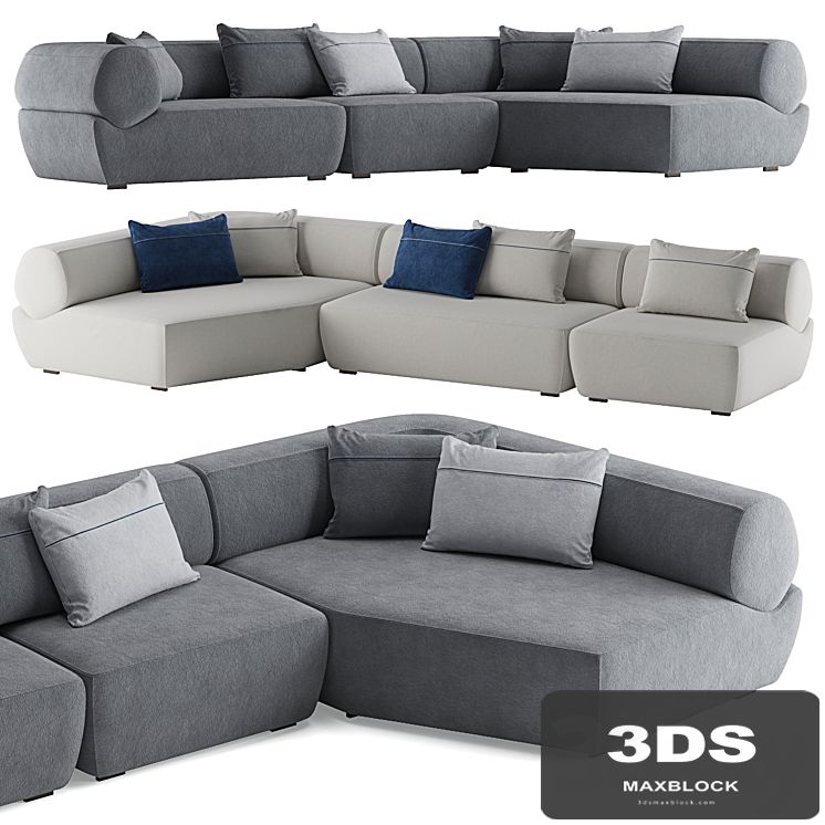 B&B italia Naviglio corner sofa