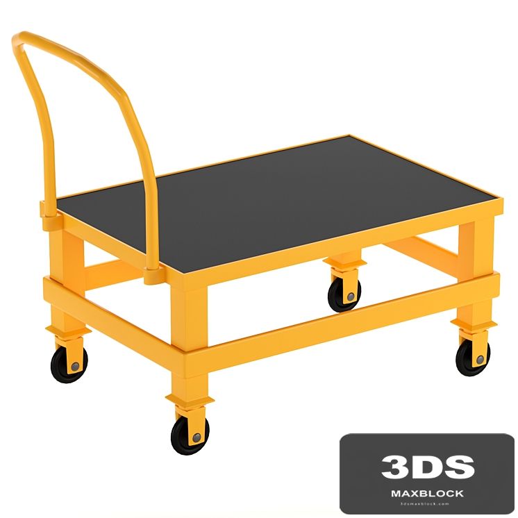 Manual platform trolley