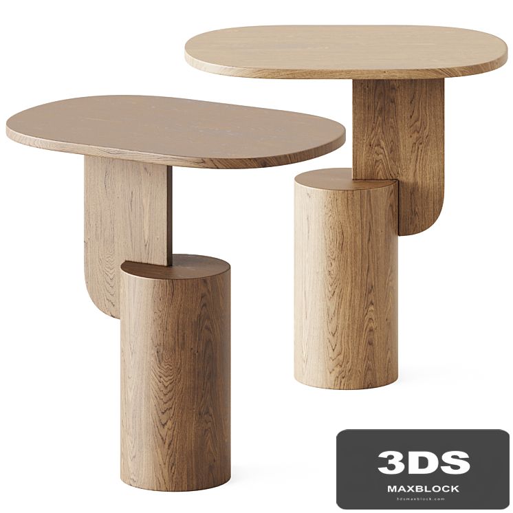 Insert Side Table Wood by Ferm Living