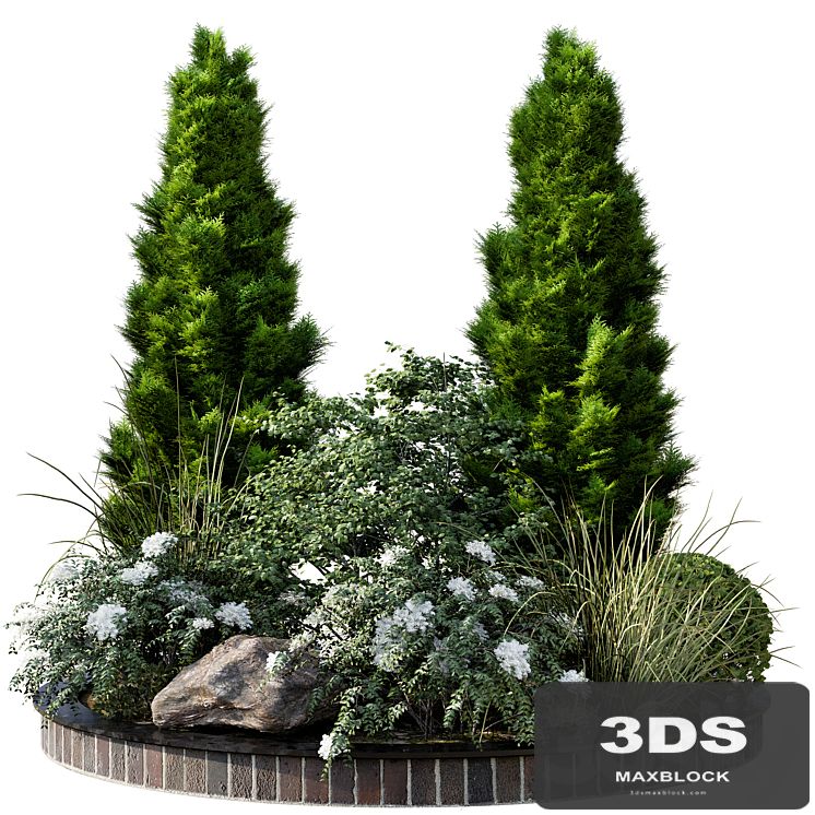 Garden plant set 04