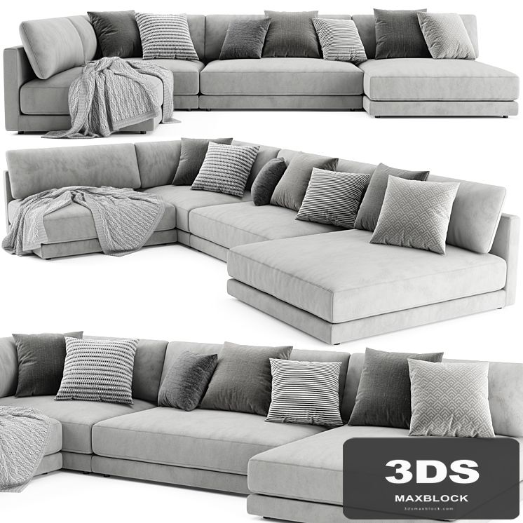 Blanche katarina sectional sofa