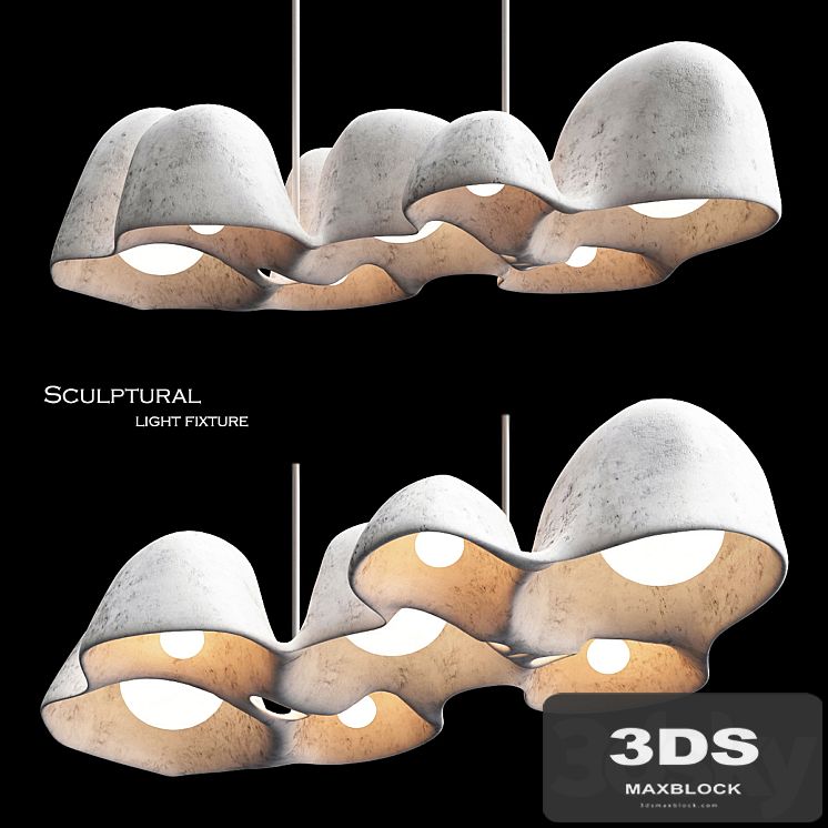 Sculptural Light Fixture
