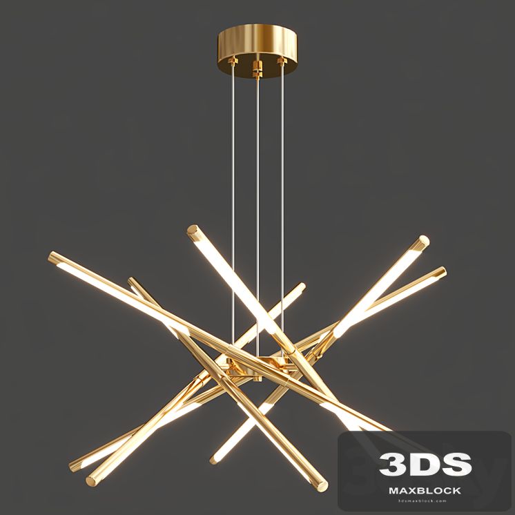 Led pendant chandelier 12