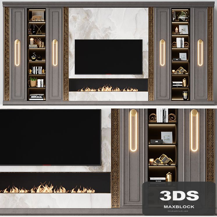 TV wall modern 72
