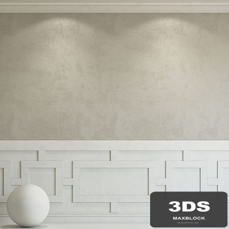 Decorative plaster with molding 191