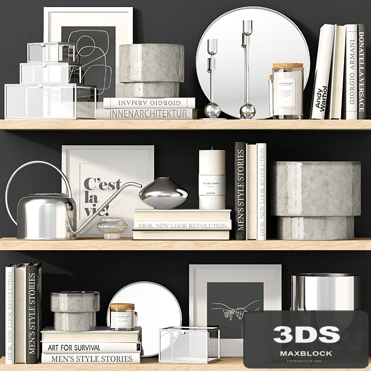 Decor set SILVER